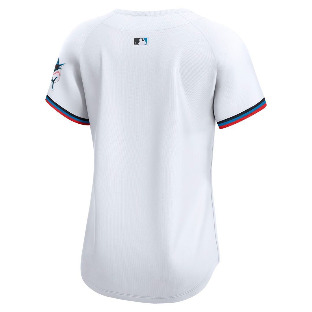 Miami Marlins Women's Home Limited Jersey - White