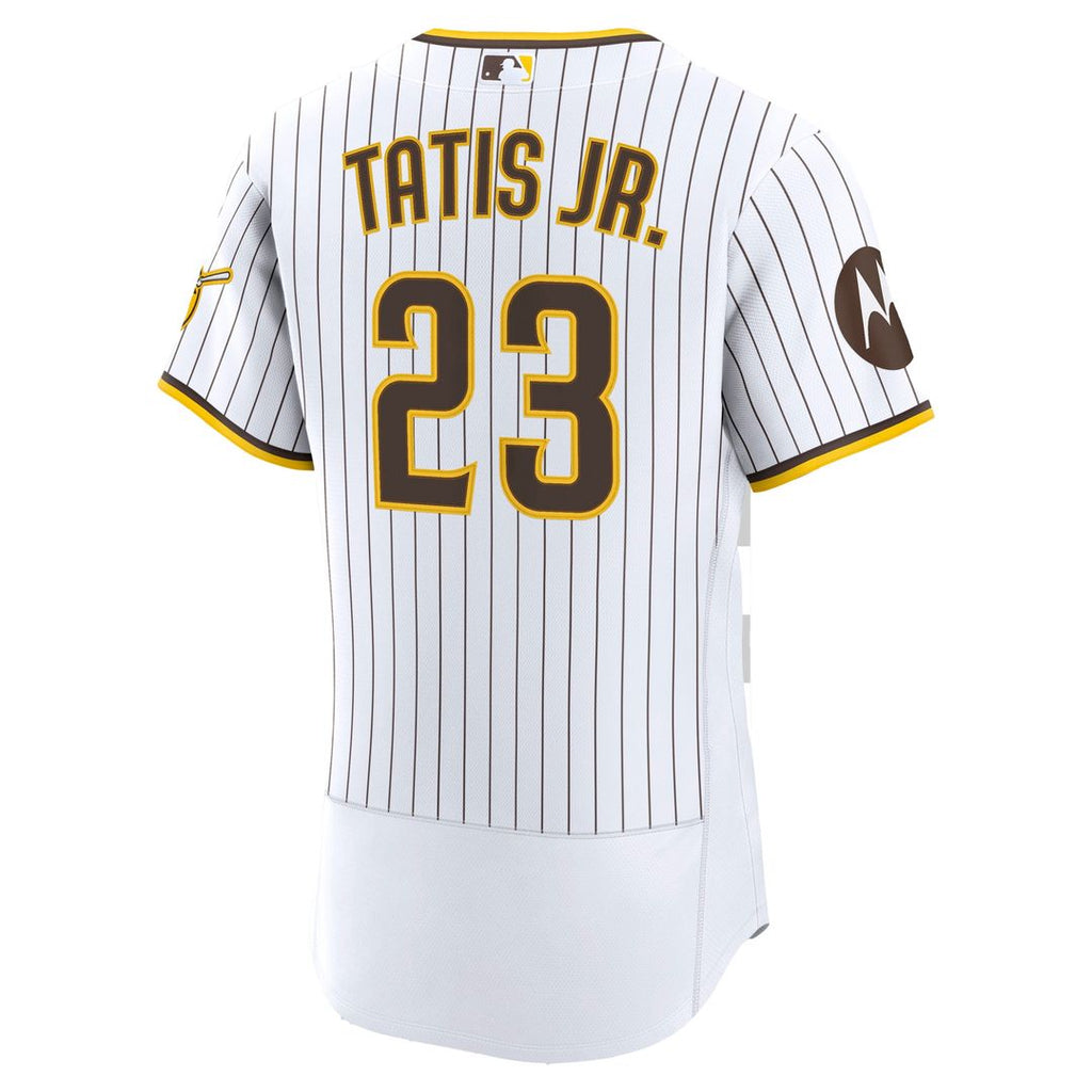 San Diego Padres Fernando Tatis Jr. Home Authentic Sponsor Patch Jersey - White