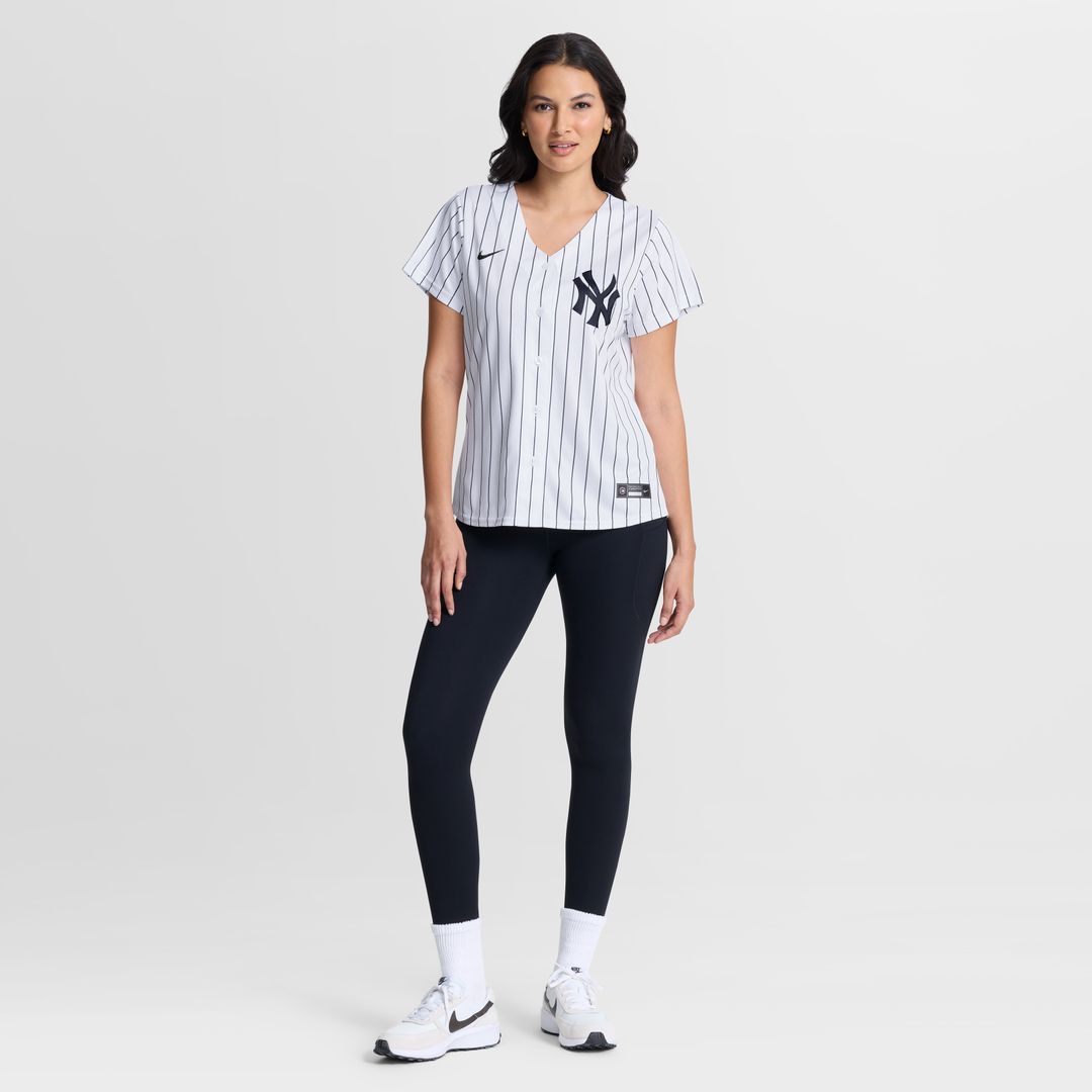 New York Yankees Aaron Judge Women's Home Replica Jersey - White