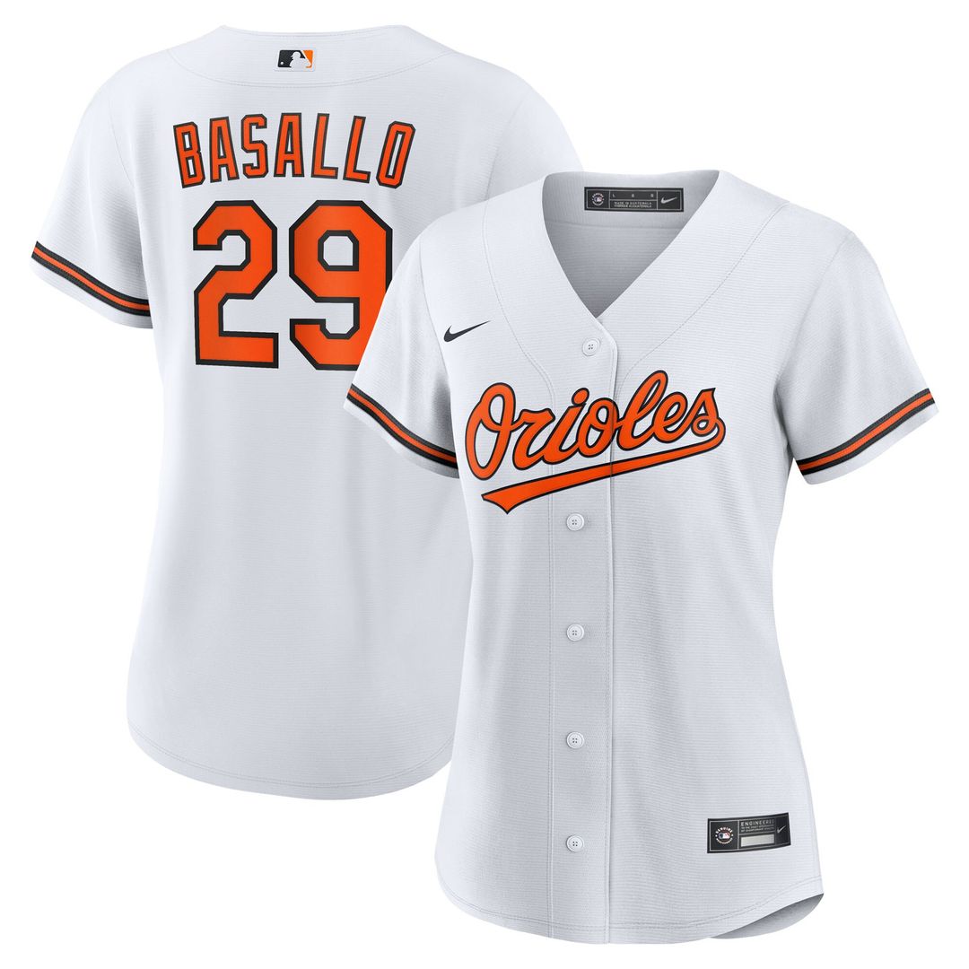 Baltimore Orioles Samuel Basallo Women's Replica Jersey - White