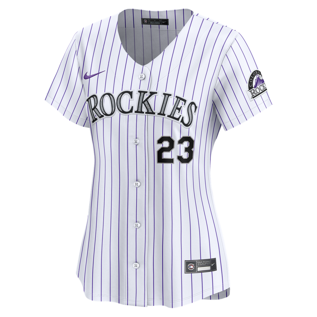 Colorado Rockies Kris Bryant Women's Home Limited Jersey - White