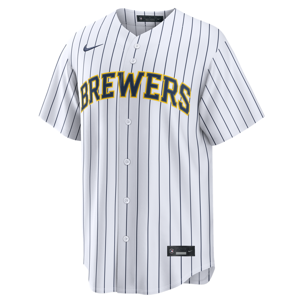 Milwaukee Brewers Christian Yelich Alternate Replica Jersey - White