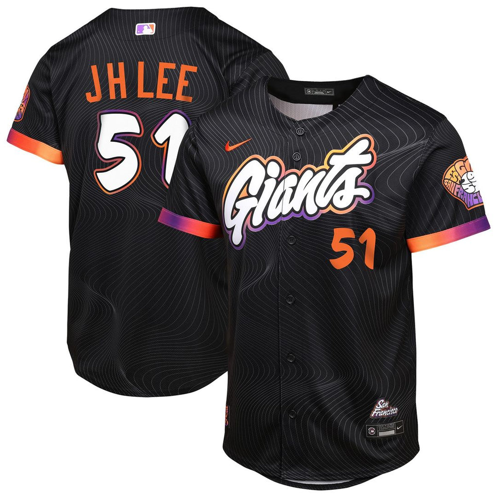 San Francisco Giants Jung Hoo Lee Youth 2025 City Connect Limited Jersey - Anthracite