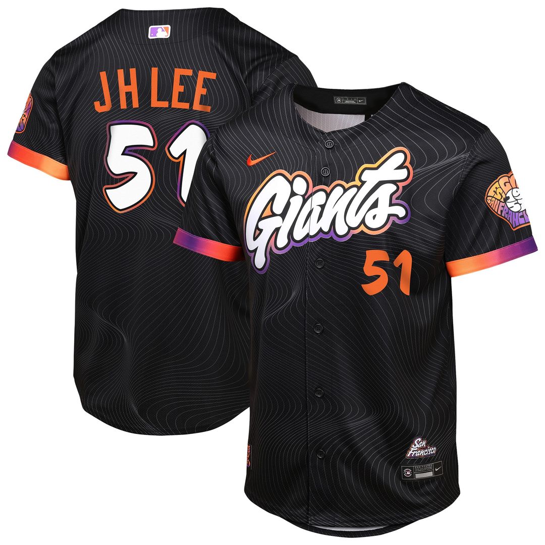 San Francisco Giants Jung Hoo Lee Youth 2025 City Connect Limited Jersey - Anthracite