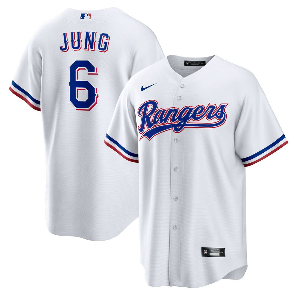 Texas Rangers Josh Jung Replica Jersey - White