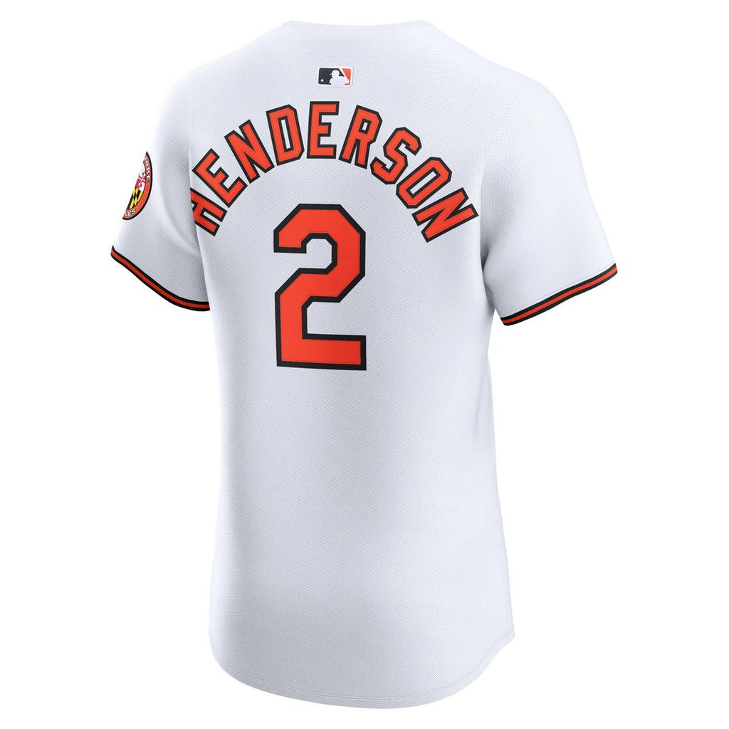 Baltimore Orioles Gunnar Henderson Home Elite Jersey - White