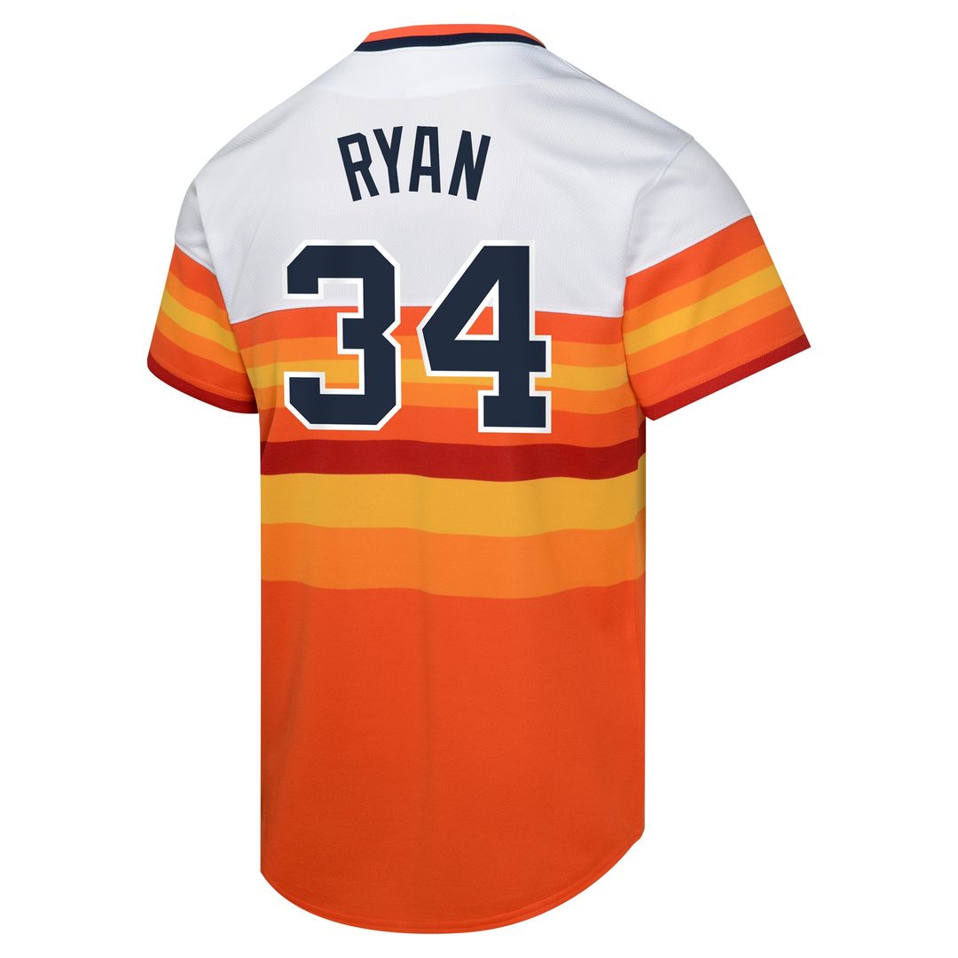 Houston Astros Nolan Ryan Youth Cooperstown Limited Jersey - White