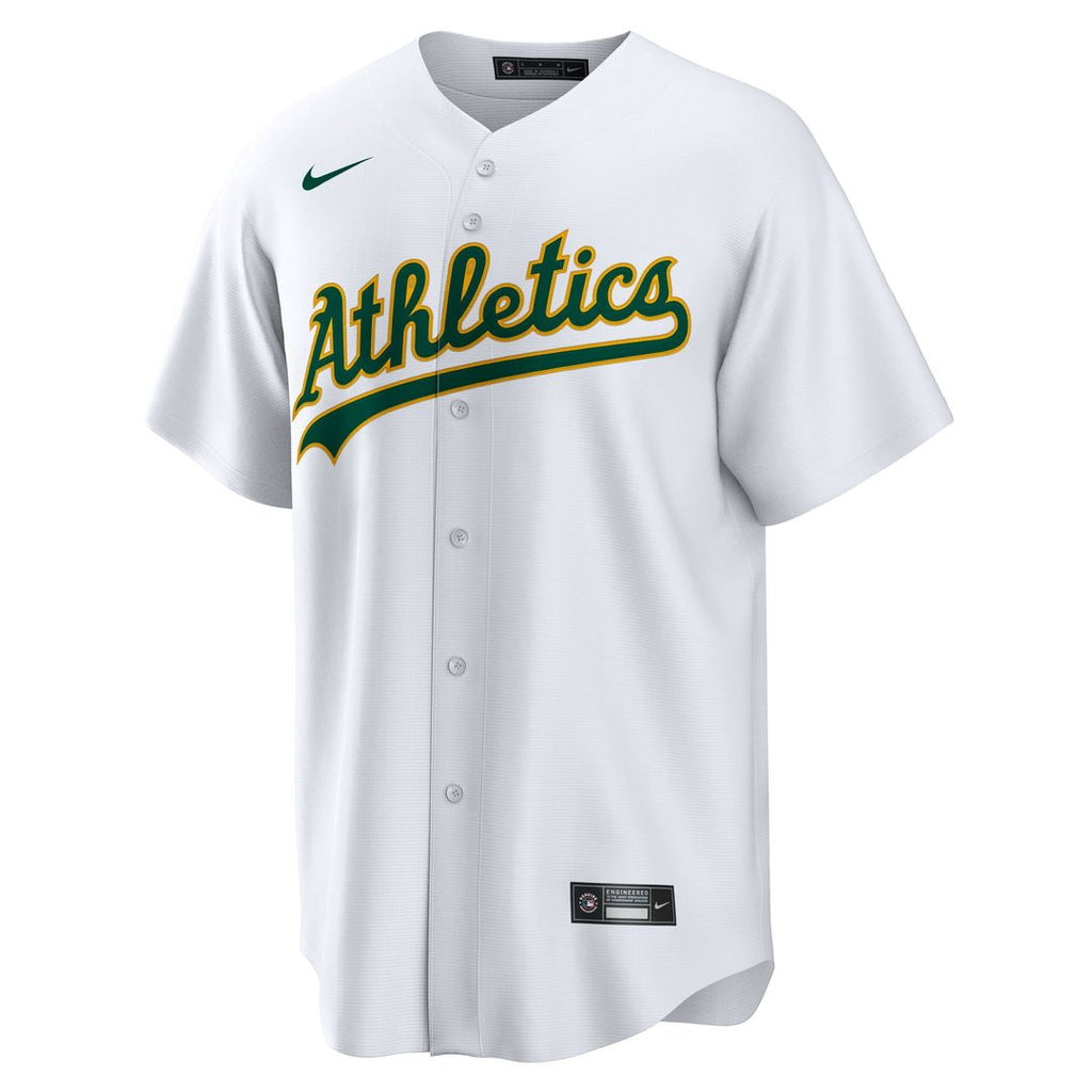 Athletics Denzel Clarke Home Replica Jersey - White