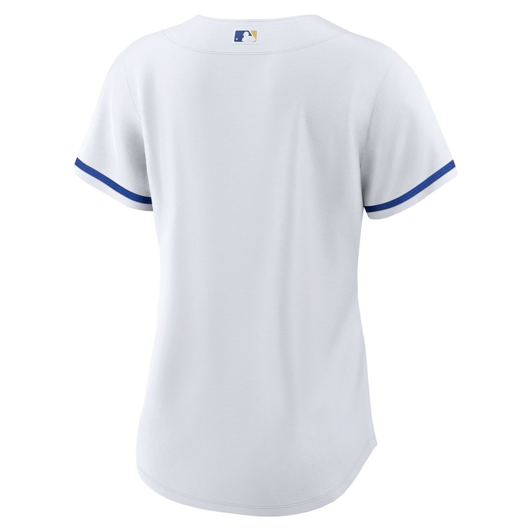 Kansas City Royals Women's Home Replica Team Logo Jersey - White