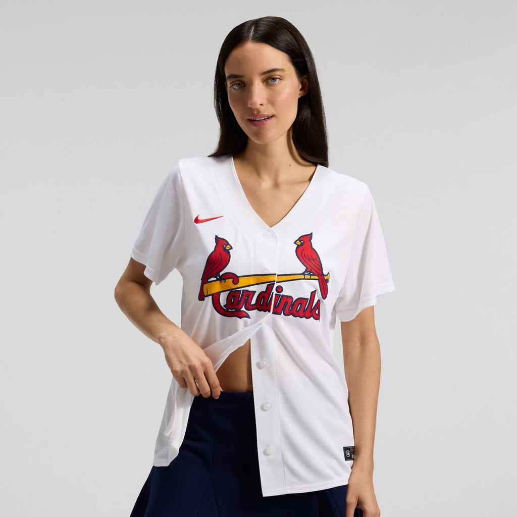 St. Louis Cardinals Women's Home Replica Team Jersey - White