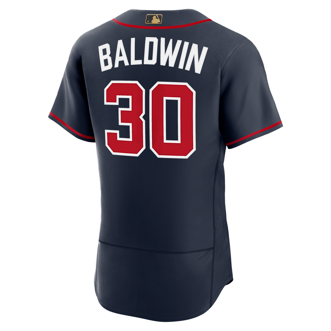 Atlanta Braves Drake Baldwin Alternate Awards Authentic Jersey - Navy