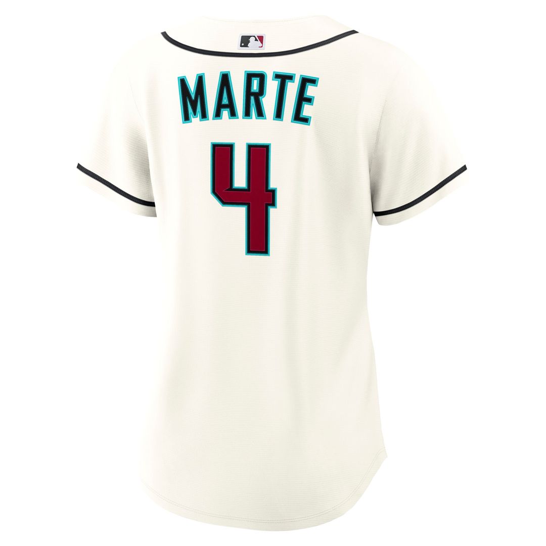 Arizona Diamondbacks Ketel Marte Women's Home Replica Jersey - Cream