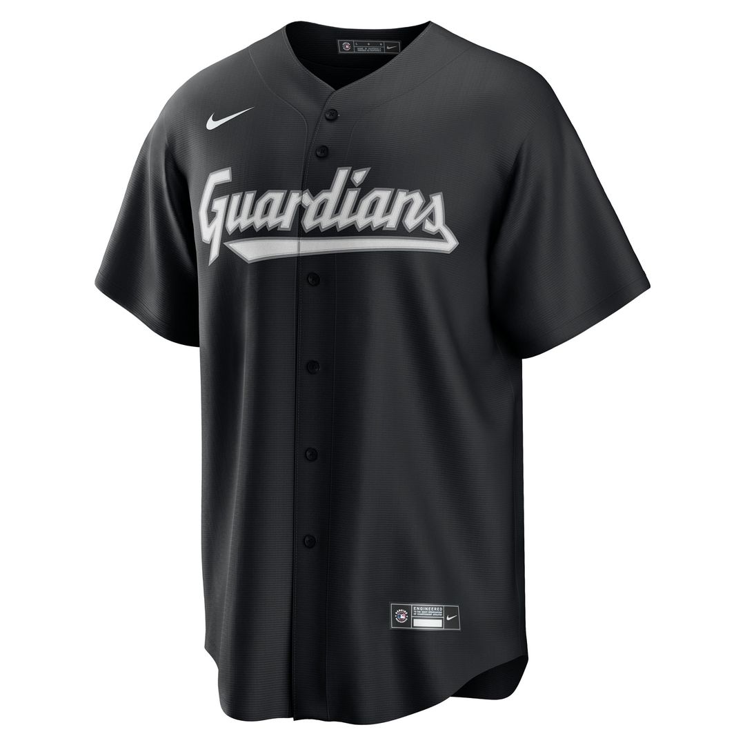 Cleveland Guardians Replica Jersey - Black