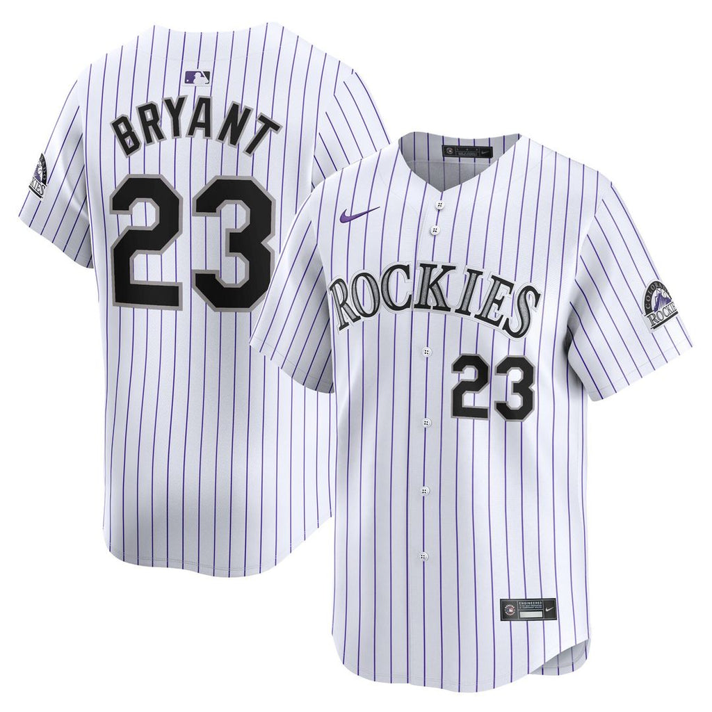 Colorado Rockies Kris Bryant Home Limited Jersey - White