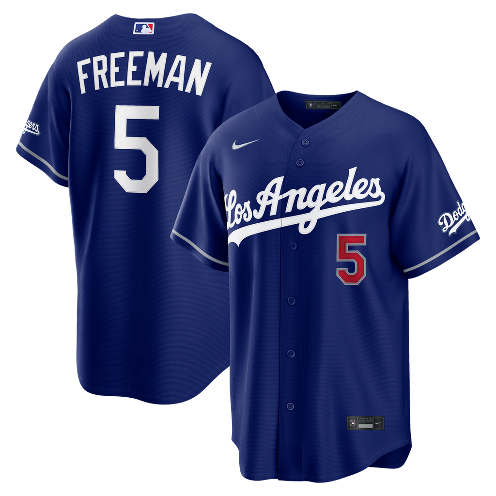 Los Angeles Dodgers Freddie Freeman Alternate Stadium Jersey - Royal