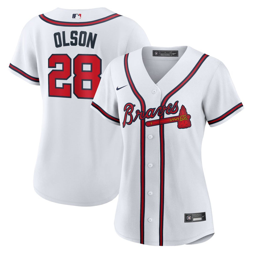 Atlanta Braves Matt Olson Women's Home Replica Jersey - White