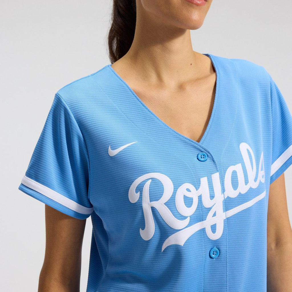 Kansas City Royals Women's Alternate Replica Team Logo Jersey - Light Blue