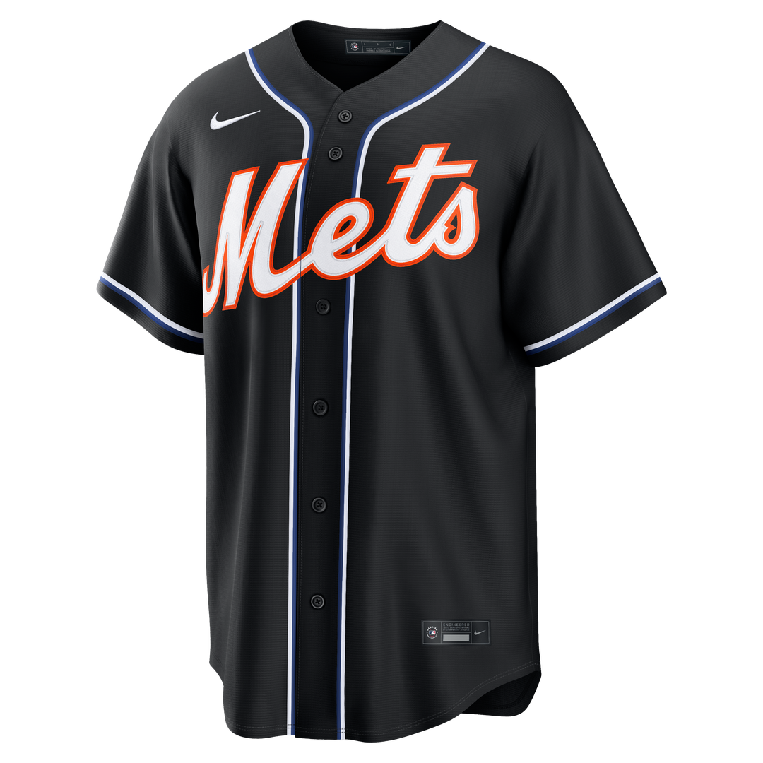 New York Mets Juan Soto Fashion Replica Black Out Jersey