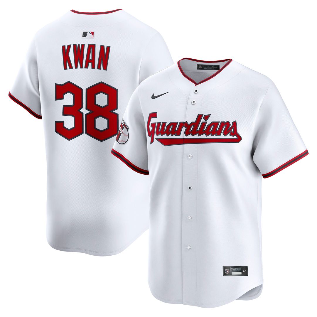 Cleveland Guardians Steven Kwan Home Limited Jersey - White