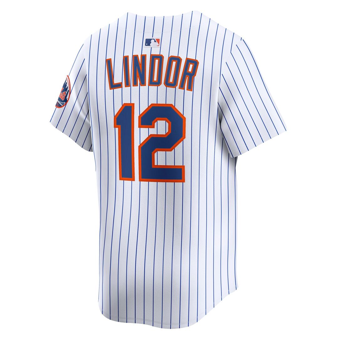 New York Mets Francisco Lindor Home Limited Jersey - White