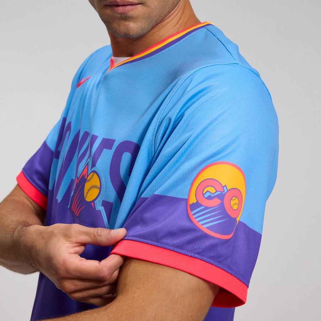 Colorado Rockies 2025 City Connect Limited Jersey - Purple/Light Blue