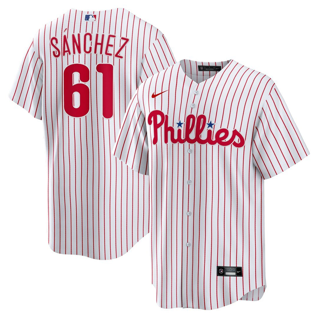 Philadelphia Phillies Cristopher Sanchez Home Replica Jersey - White