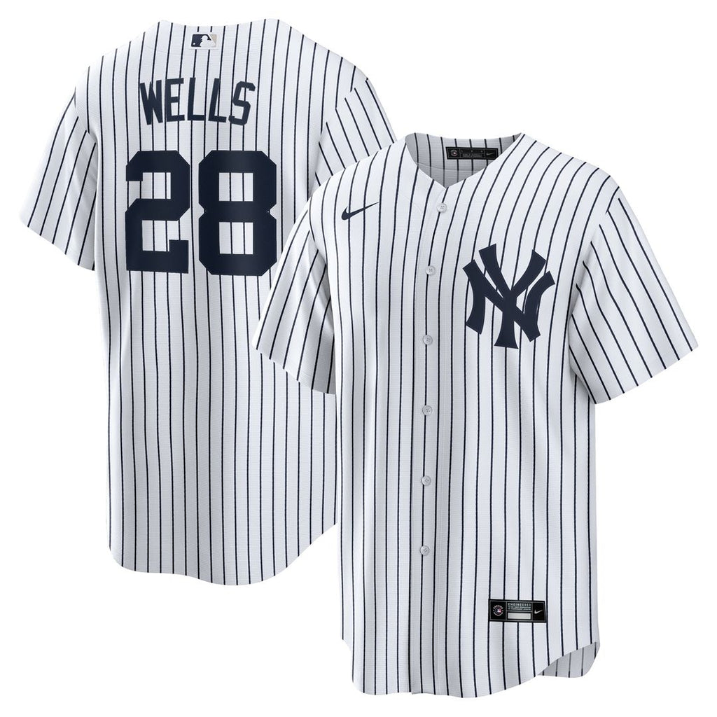 New York Yankees Austin Wells Home Replica Jersey - White