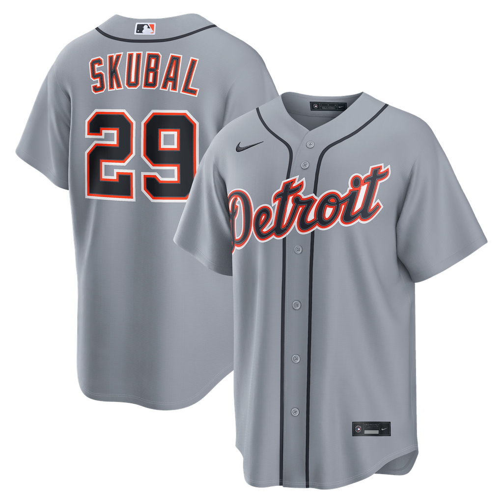 Detroit Tigers Tarik Skubal Road Replica Jersey - Gray