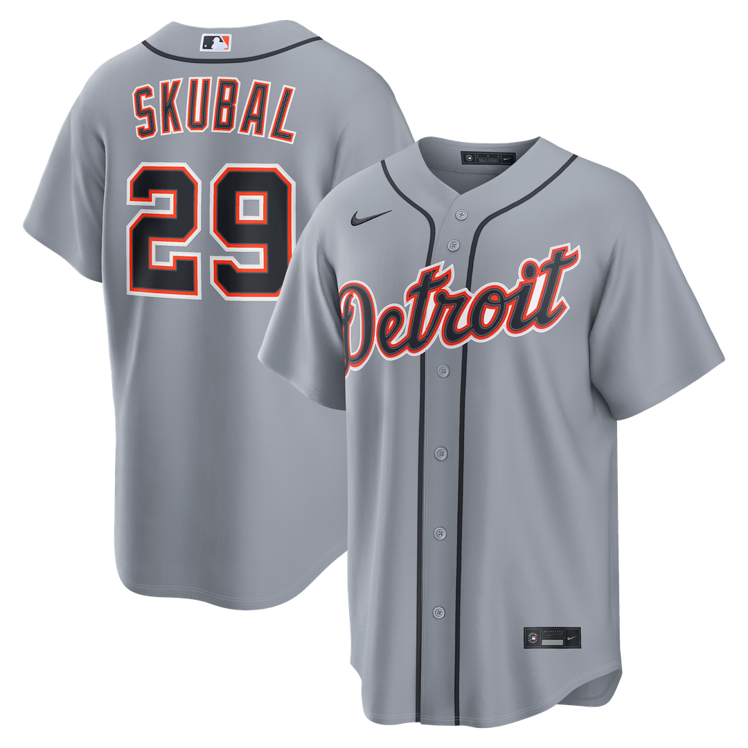 Detroit Tigers Tarik Skubal Road Replica Jersey - Gray