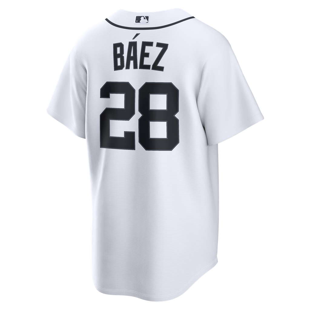 Detroit Tigers Javier Báez Home Replica Jersey - White