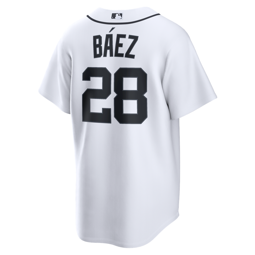 Detroit Tigers Javier Báez Home Replica Jersey - White