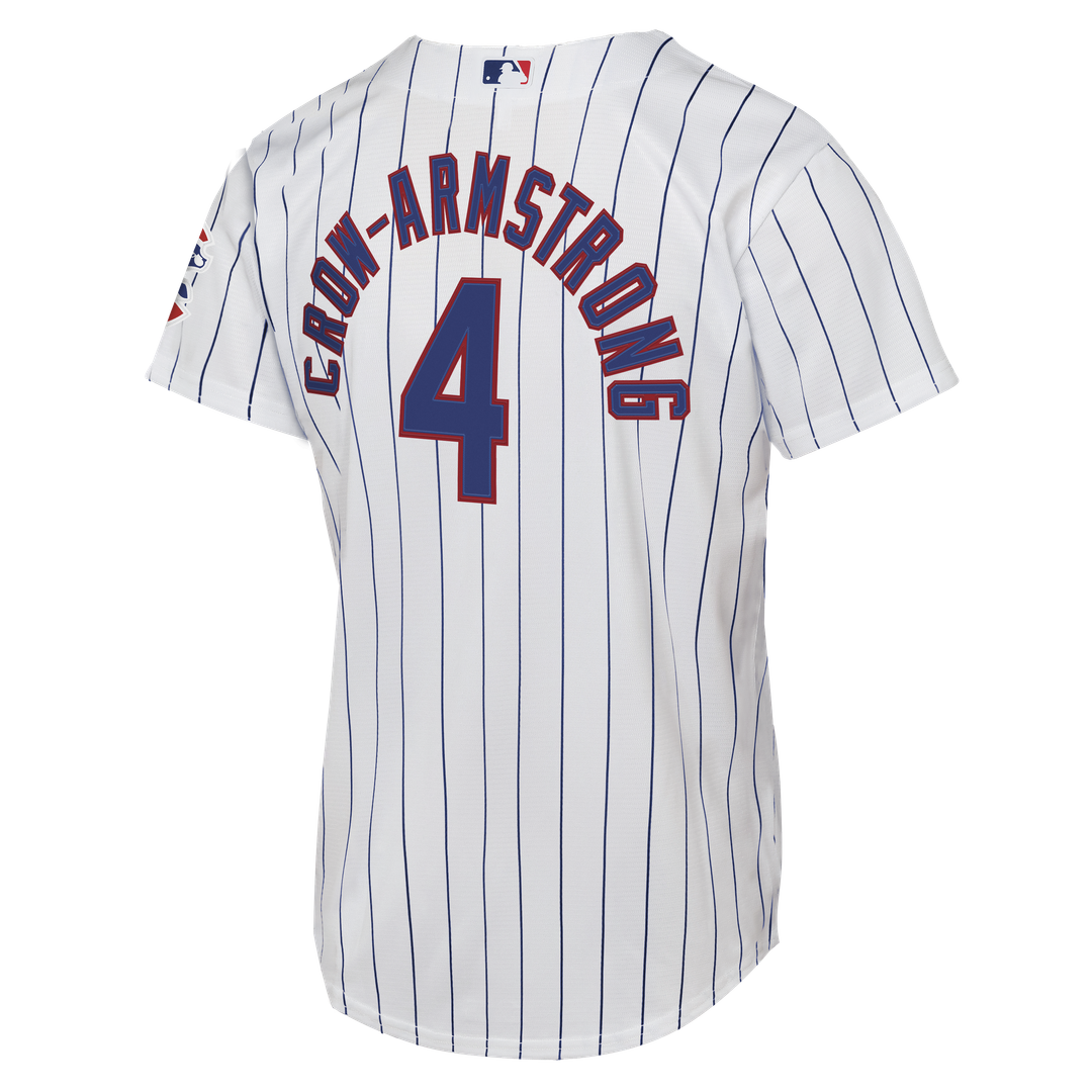 Chicago Cubs Pete Crow - Armstrong Youth Alternate 2 Stadium Jersey - Light Blue