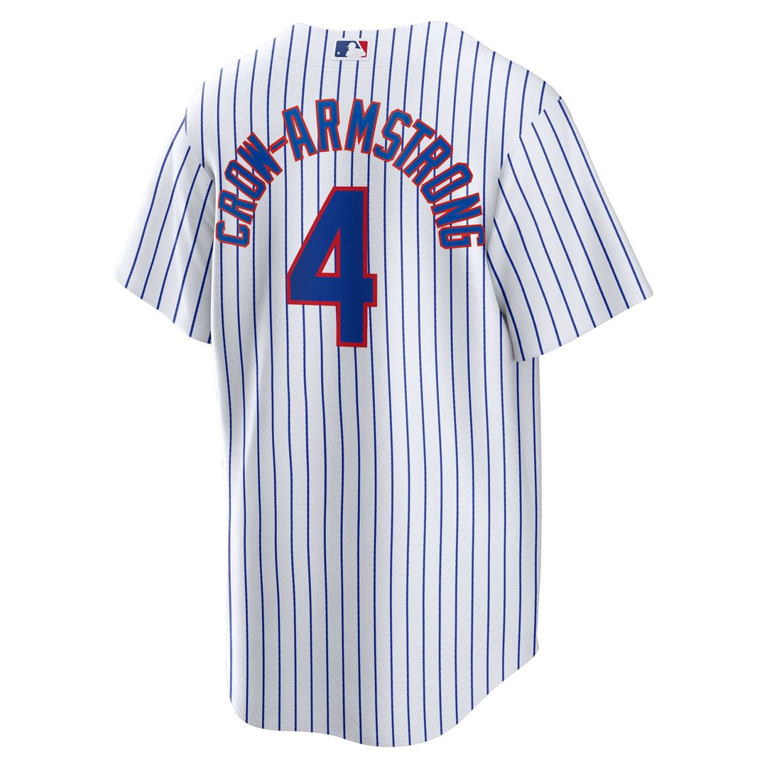 Chicago Cubs Pete Crow - Armstrong Home Replica Jersey - White