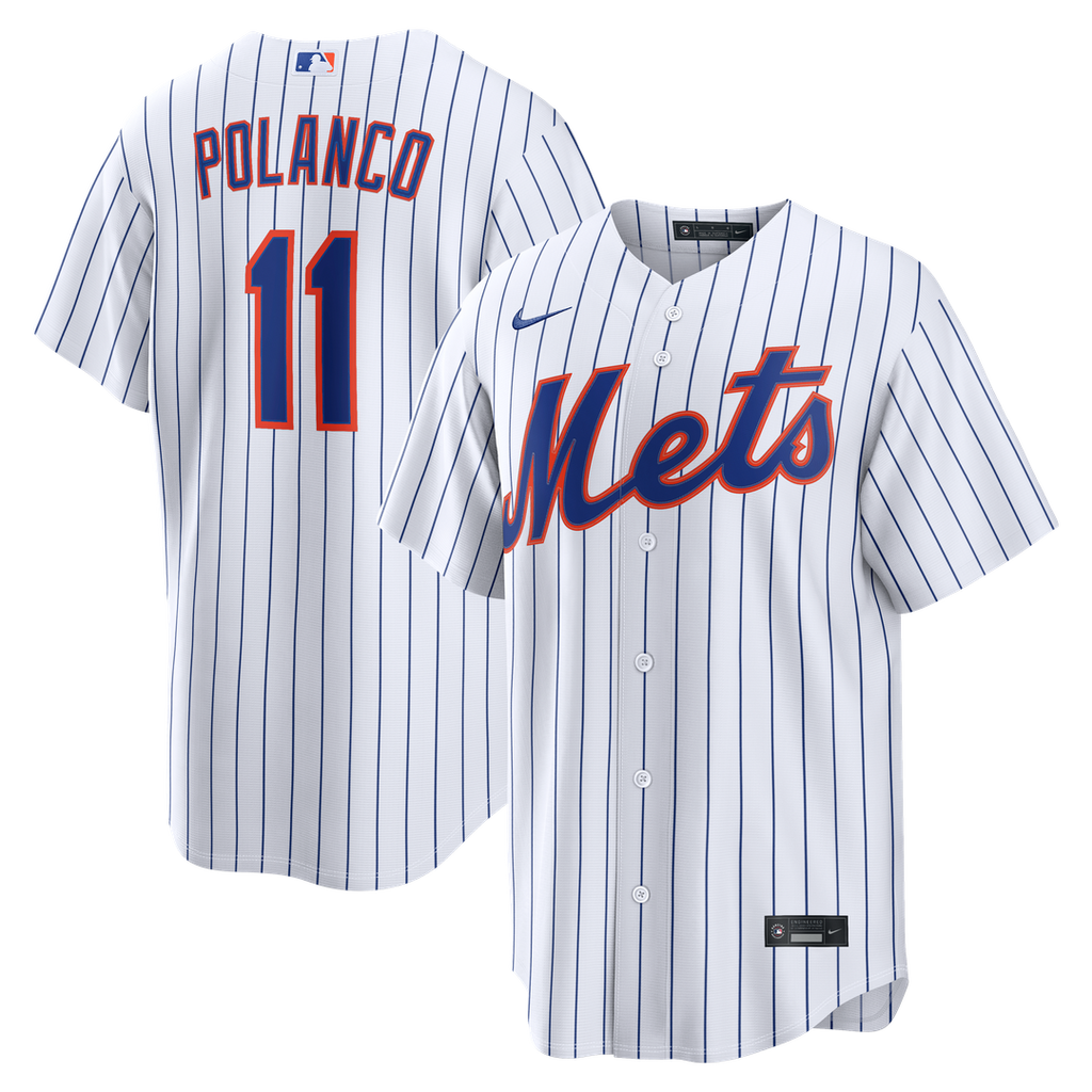 New York Mets Jorge Polanco Home Replica Jersey - White