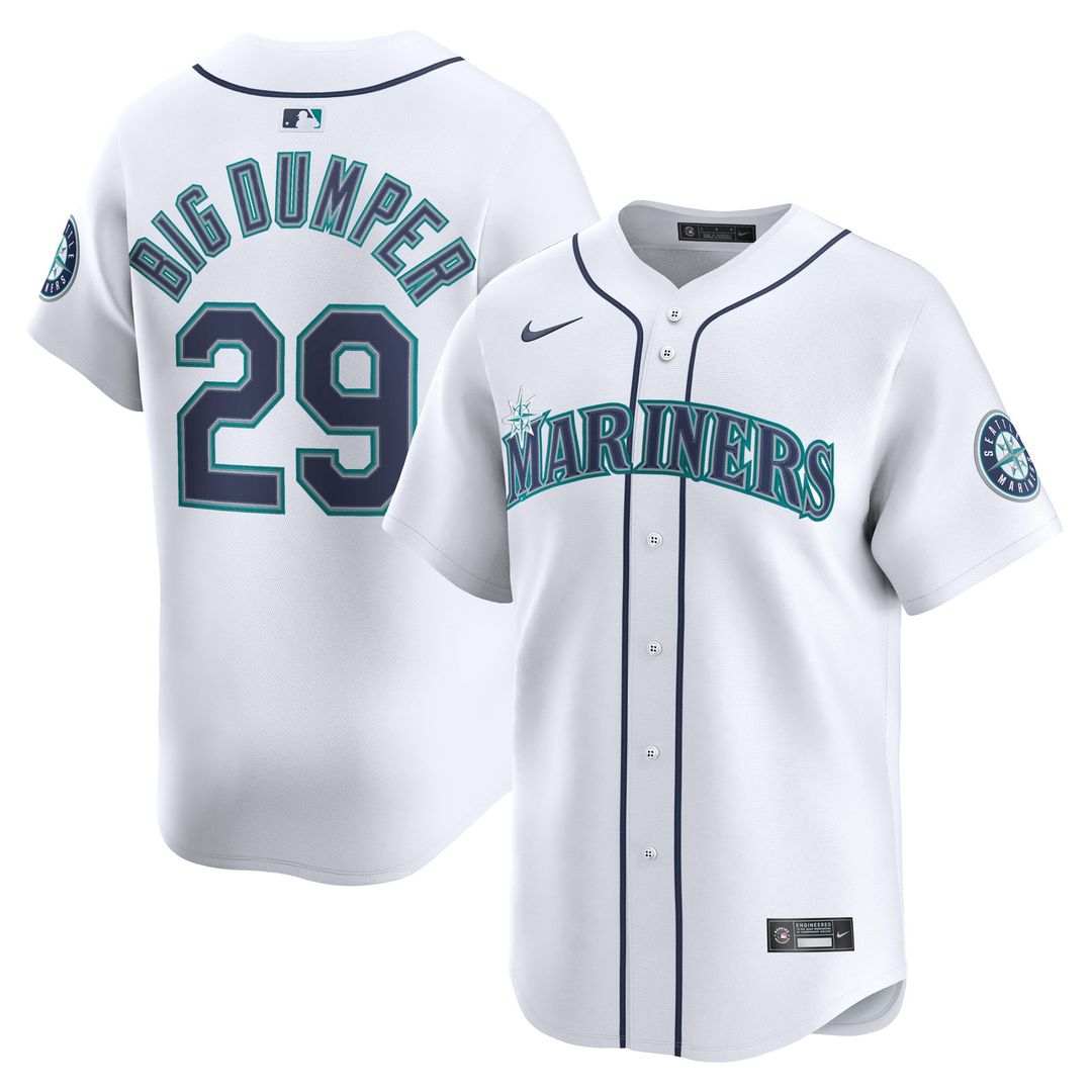 Seattle Mariners Cal Raleigh Home Limited Jersey - White