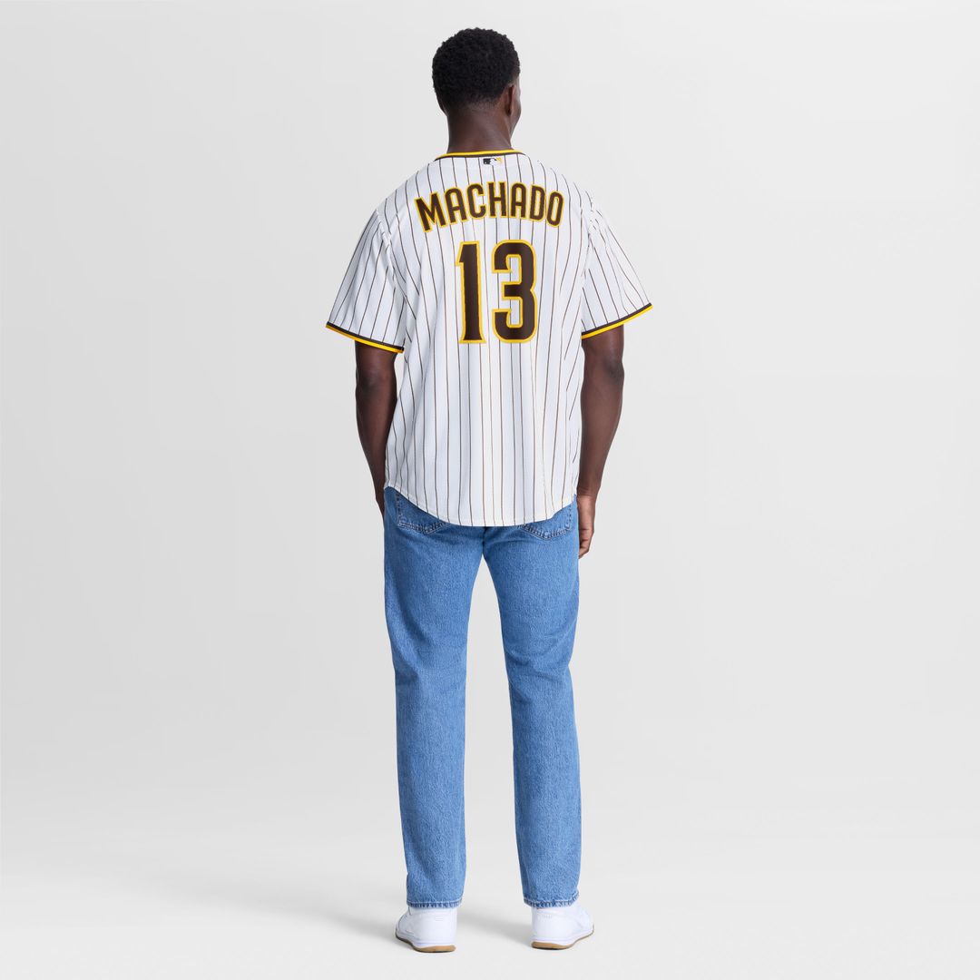 San Diego Padres Manny Machado Home Replica Jersey - White