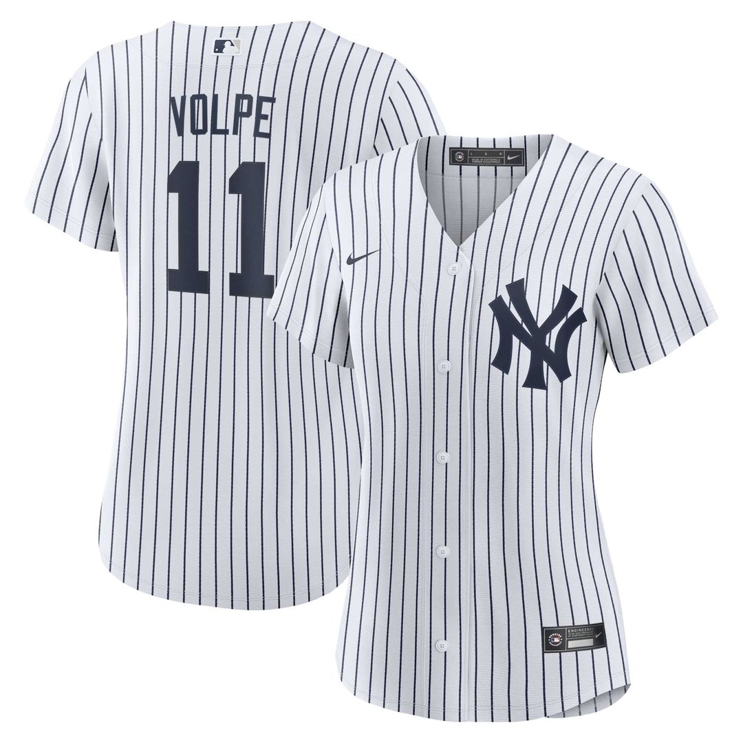 New York Yankees Anthony Volpe Women's Home Replica Jersey - White