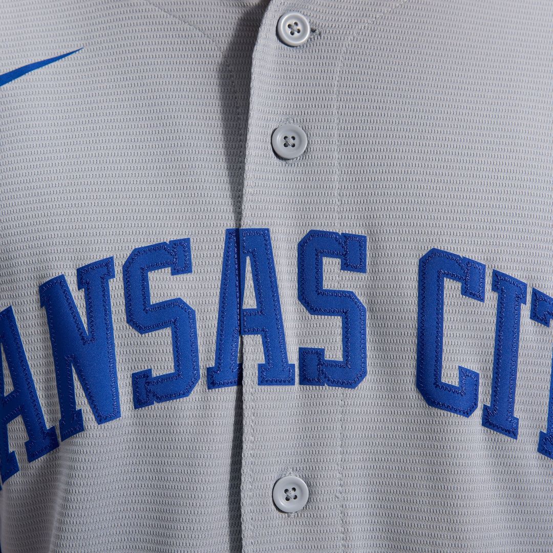 Kansas City Royals Bobby Witt Jr. Road Replica Jersey - Gray