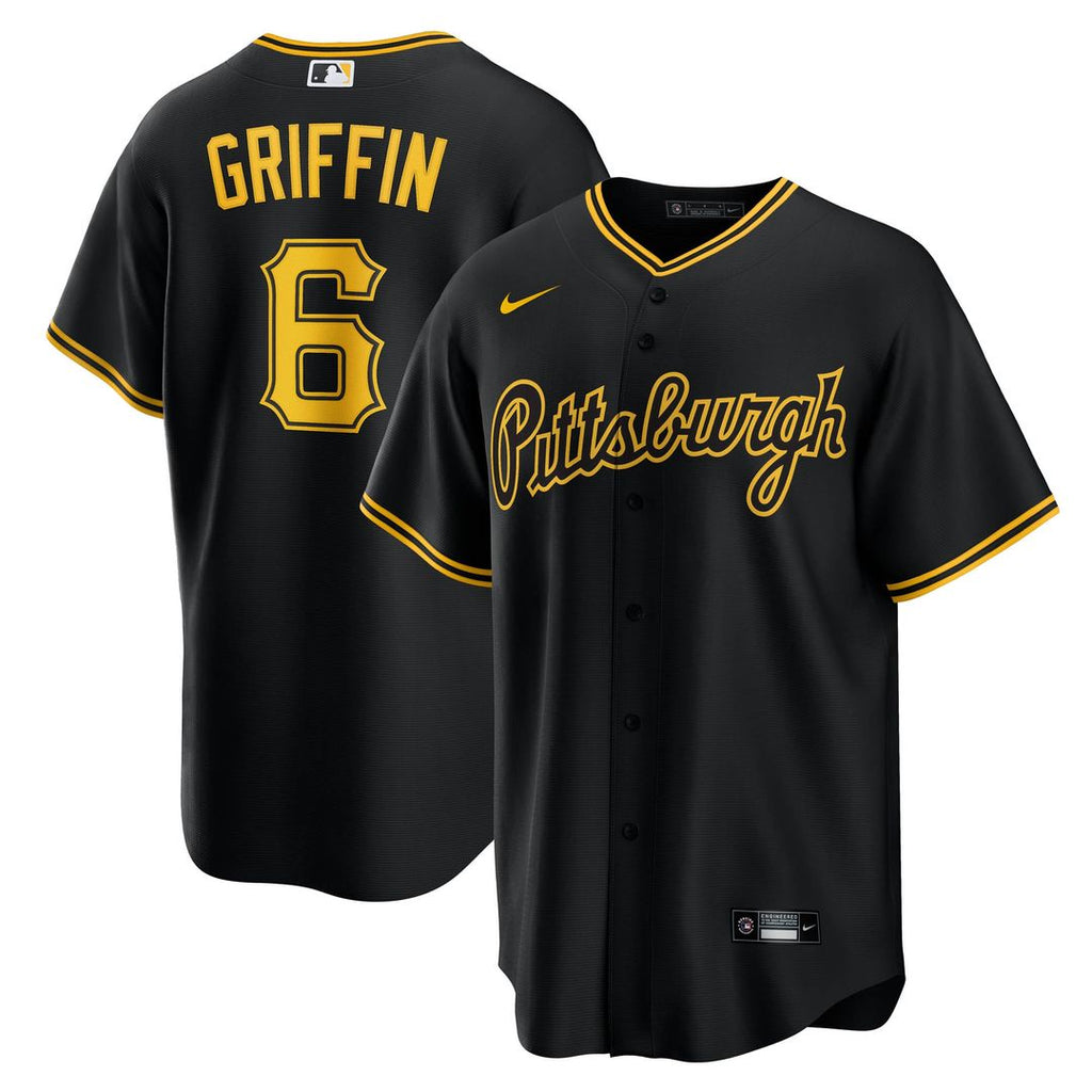 Pittsburgh Pirates Konnor Griffin Alternate Replica Jersey - Black