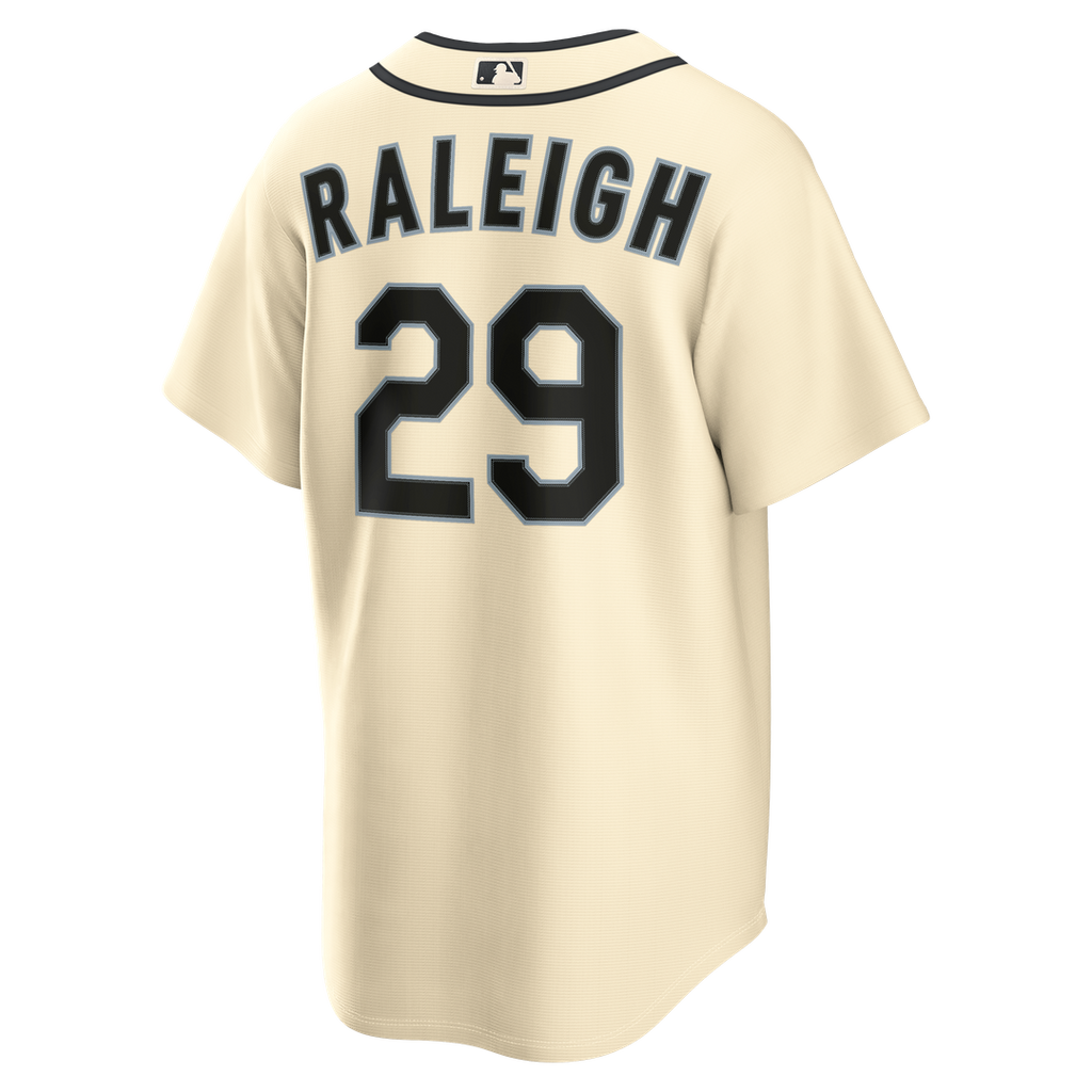 Seattle Mariners Cal Raleigh Alternate Replica Jersey - Cream