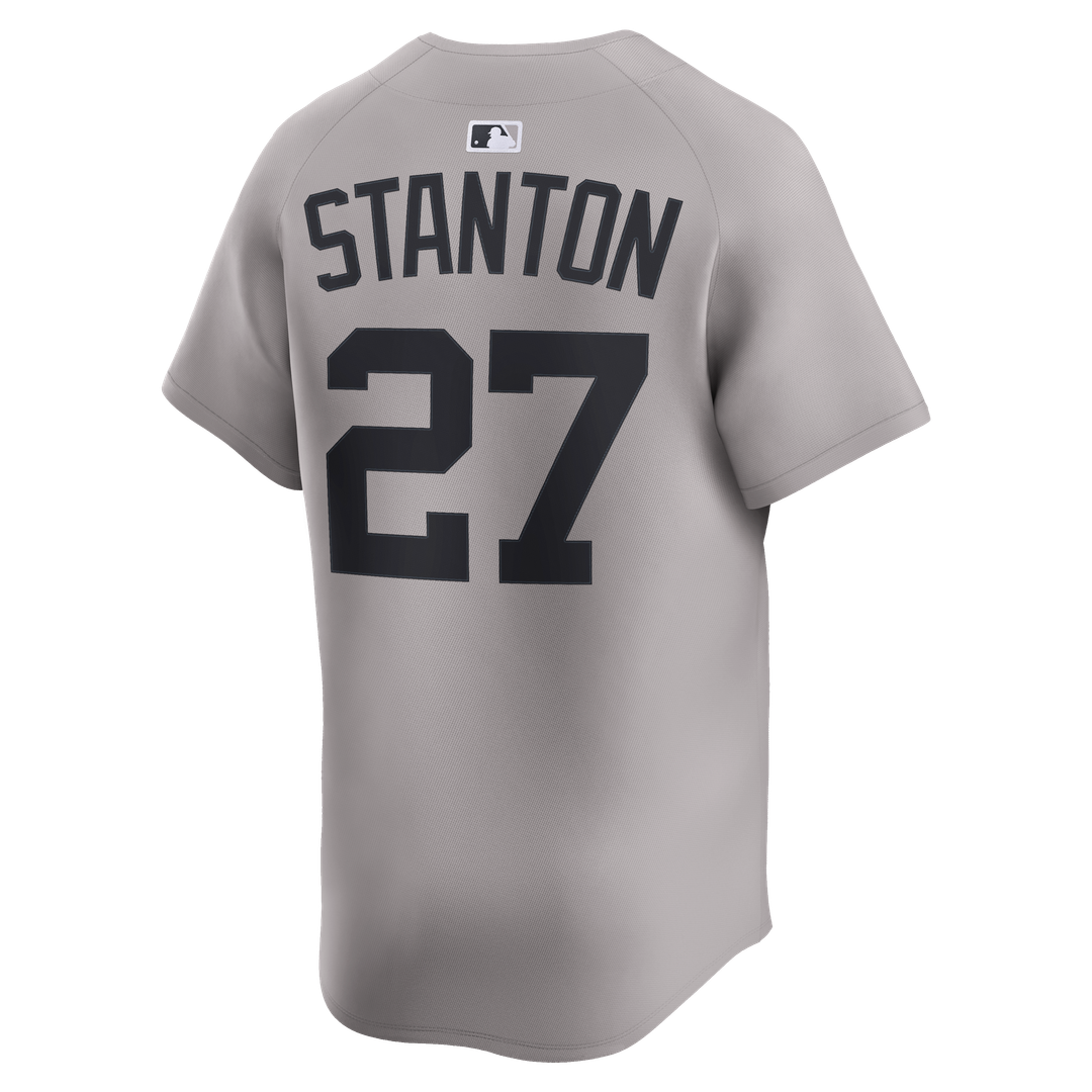 New York Yankees Giancarlo Stanton Road Limited Jersey - Gray