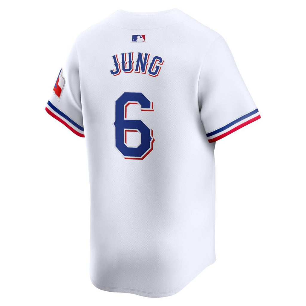 Texas Rangers Josh Jung Home Limited Jersey - White