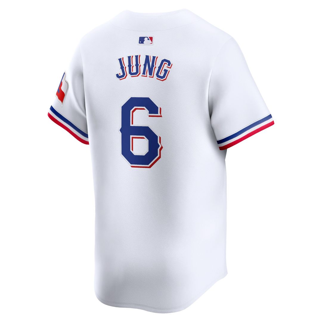 Texas Rangers Josh Jung Home Limited Jersey - White