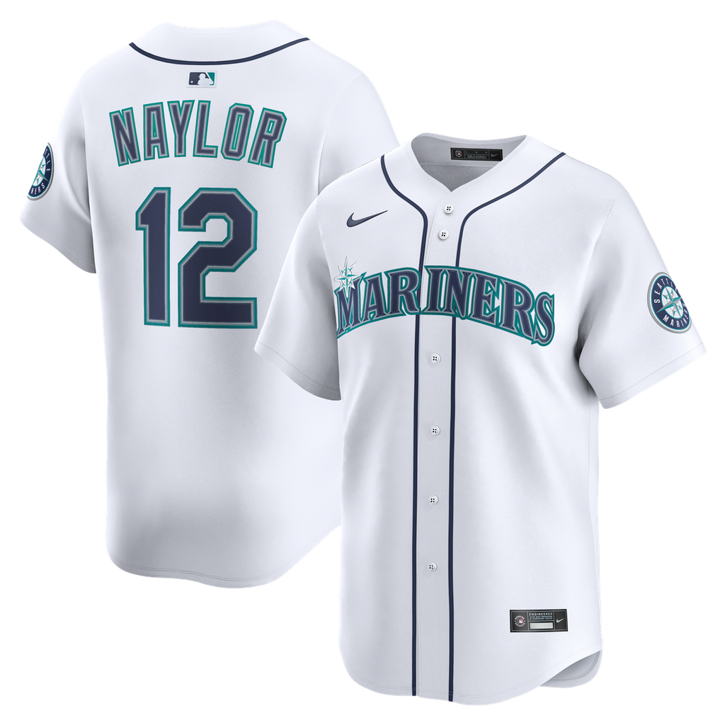 Seattle Mariners Josh Naylor Home Limited Jersey - White