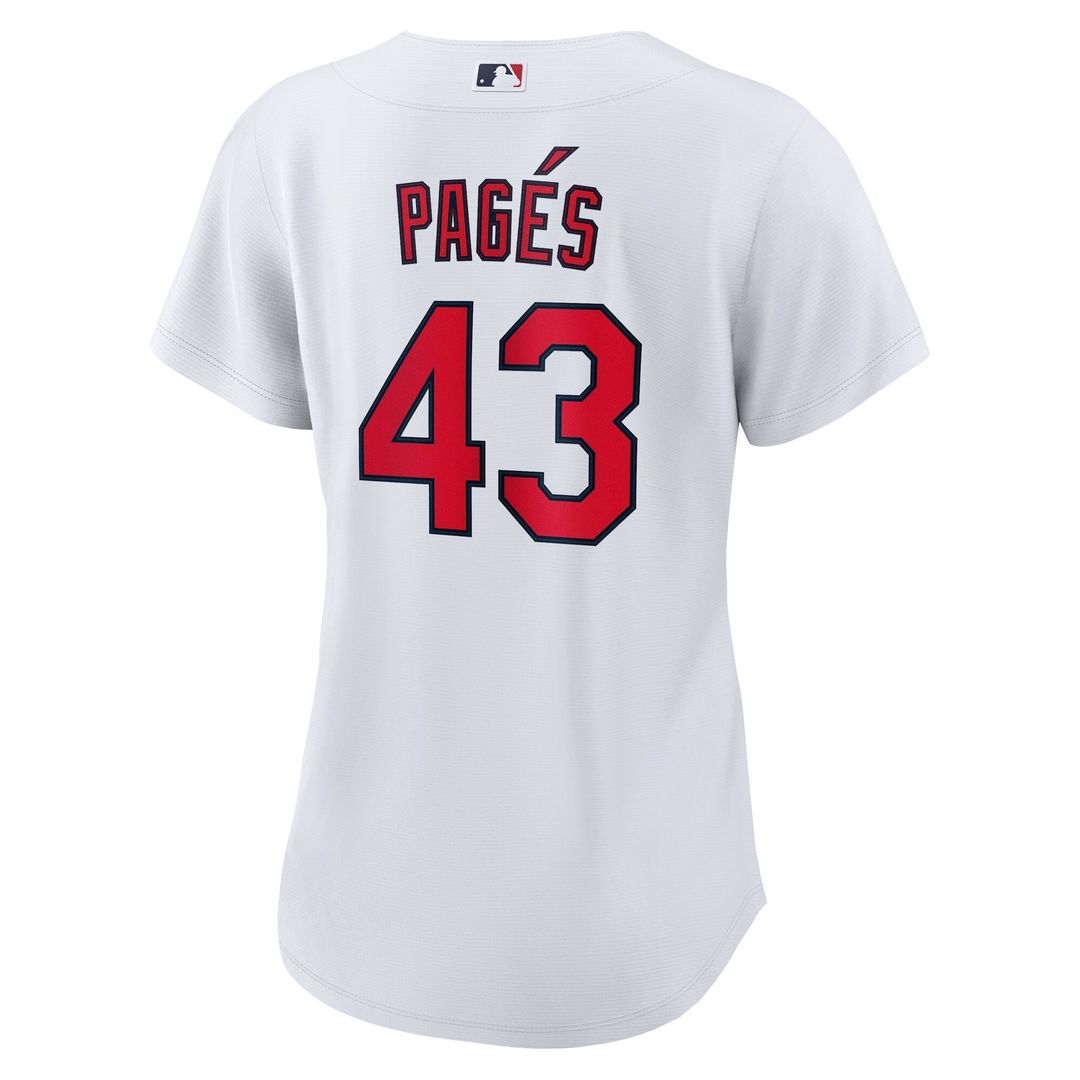 St. Louis Cardinals Pedro Pagés Women's Home Replica Jersey - White