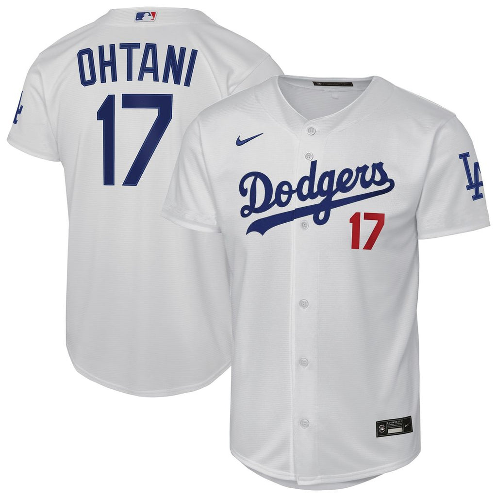 Los Angeles Dodgers Shohei Ohtani Youth Home Stadium Jersey - White