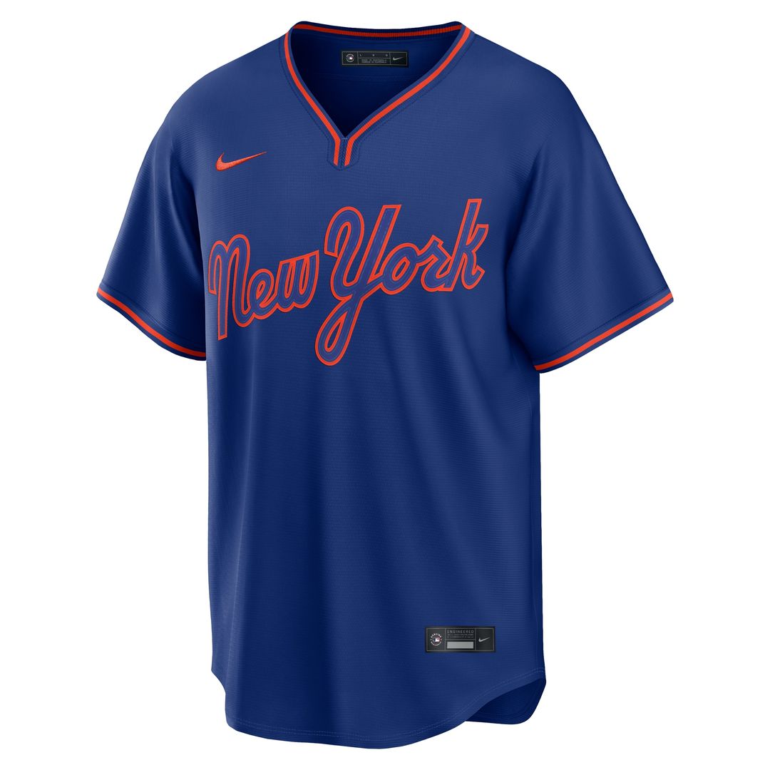 New York Mets Freddy Peralta Alternate Replica Jersey - Royal