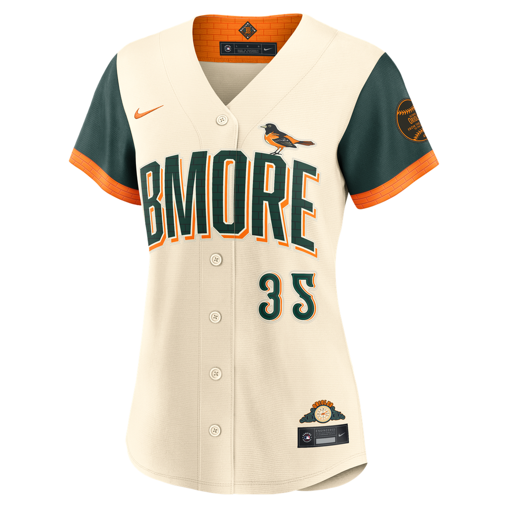 Baltimore Orioles Adley Rutschman Women's 2026 City Connect Stadium Jersey - Cream