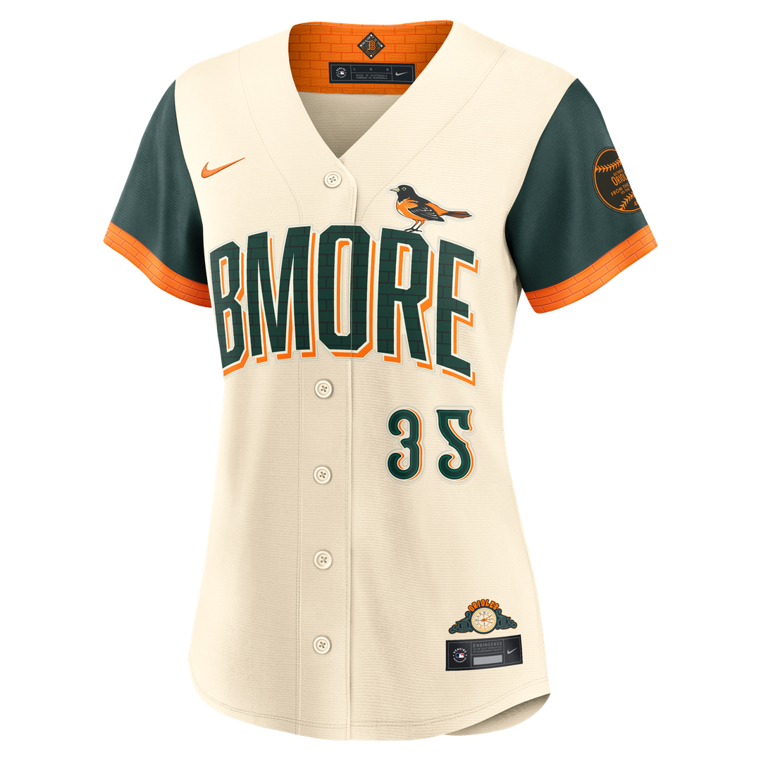 Baltimore Orioles Adley Rutschman Women's 2026 City Connect Stadium Jersey - Cream