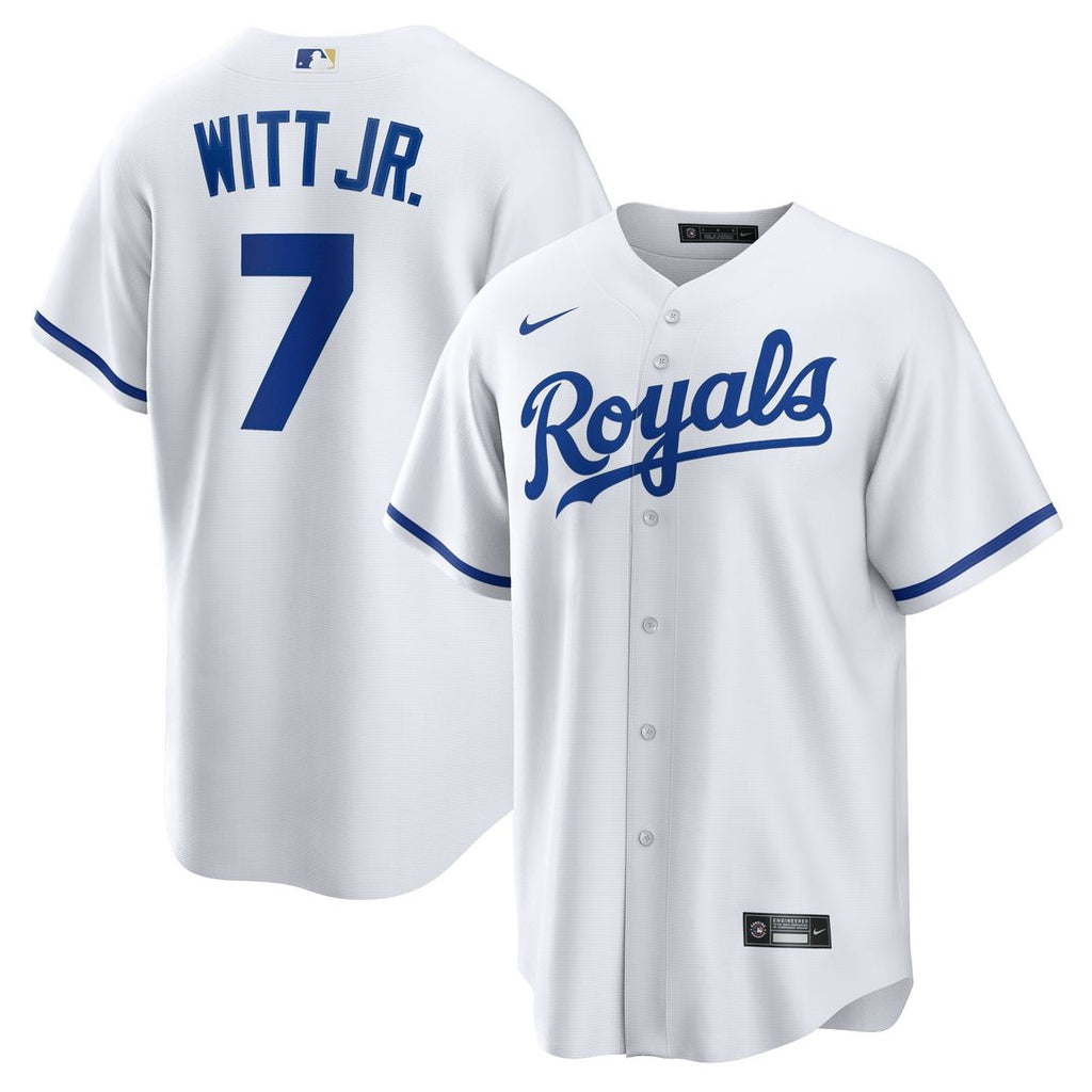 Kansas City Royals Bobby Witt Jr. Home Replica Jersey - White